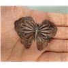 Image 1 : Coin Silver Filigree Butterfly Brooch