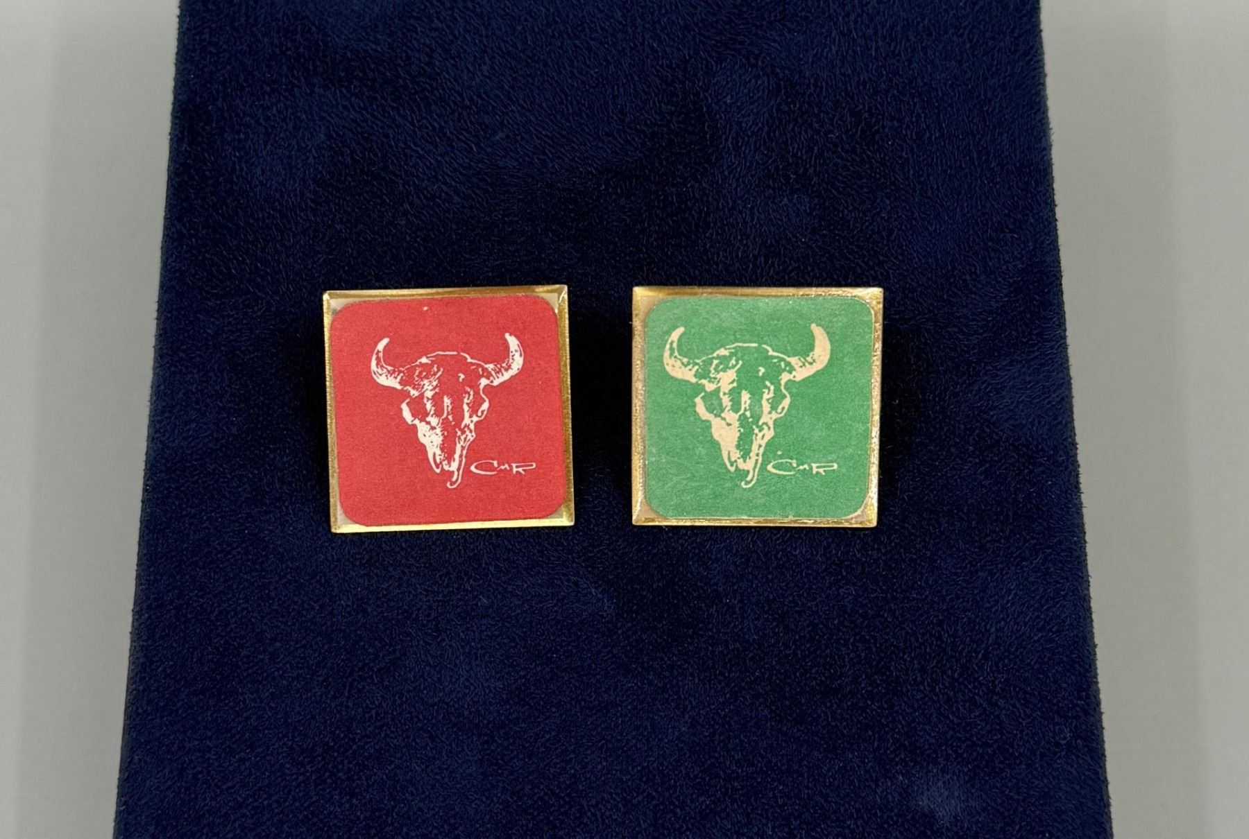 Great Falls Montana Charles CM Russell Lapel Pins