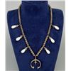 Old Pawn Navajo Squash Blossom Necklace