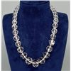 Art Deco Cut Glass Bead Necklace