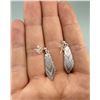 Image 2 : Sterling Silver Dangle Earrings