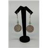 Image 1 : Native American Made Buffalo Nickel Earrings