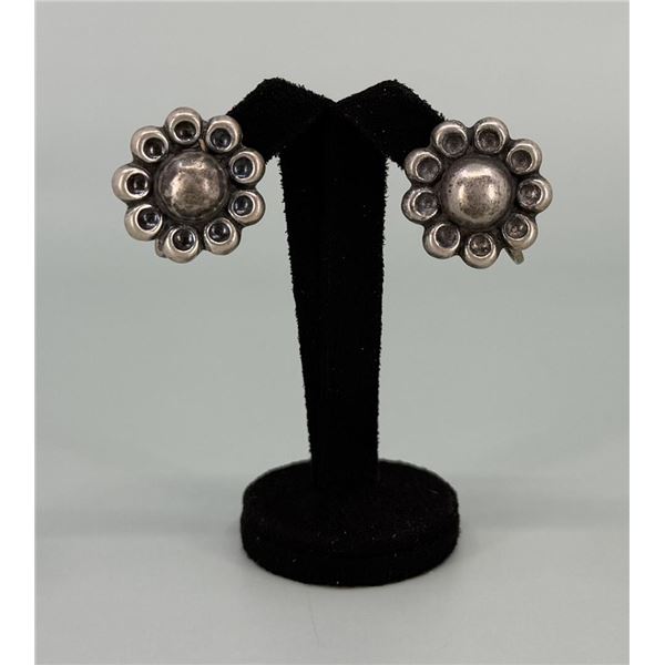 Navajo Sterling Silver Earrings