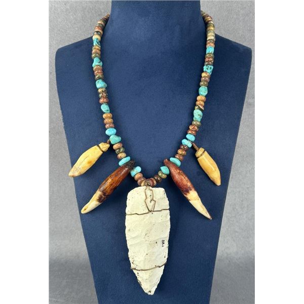 Native American Indian Artifact Necklace