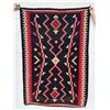 Image 1 : Navajo Ganado Indian Black Field Blanket Rug