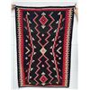 Image 2 : Navajo Ganado Indian Black Field Blanket Rug