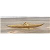 Image 1 : Miniature Alaskan Inuit Eskimo Canoe Model