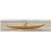 Image 2 : Miniature Alaskan Inuit Eskimo Canoe Model