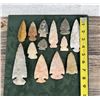 Image 3 : Collection of Native American Indian Arrowheads