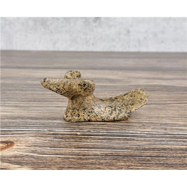 Native American Indian Porphyry Popeye Birdstone
