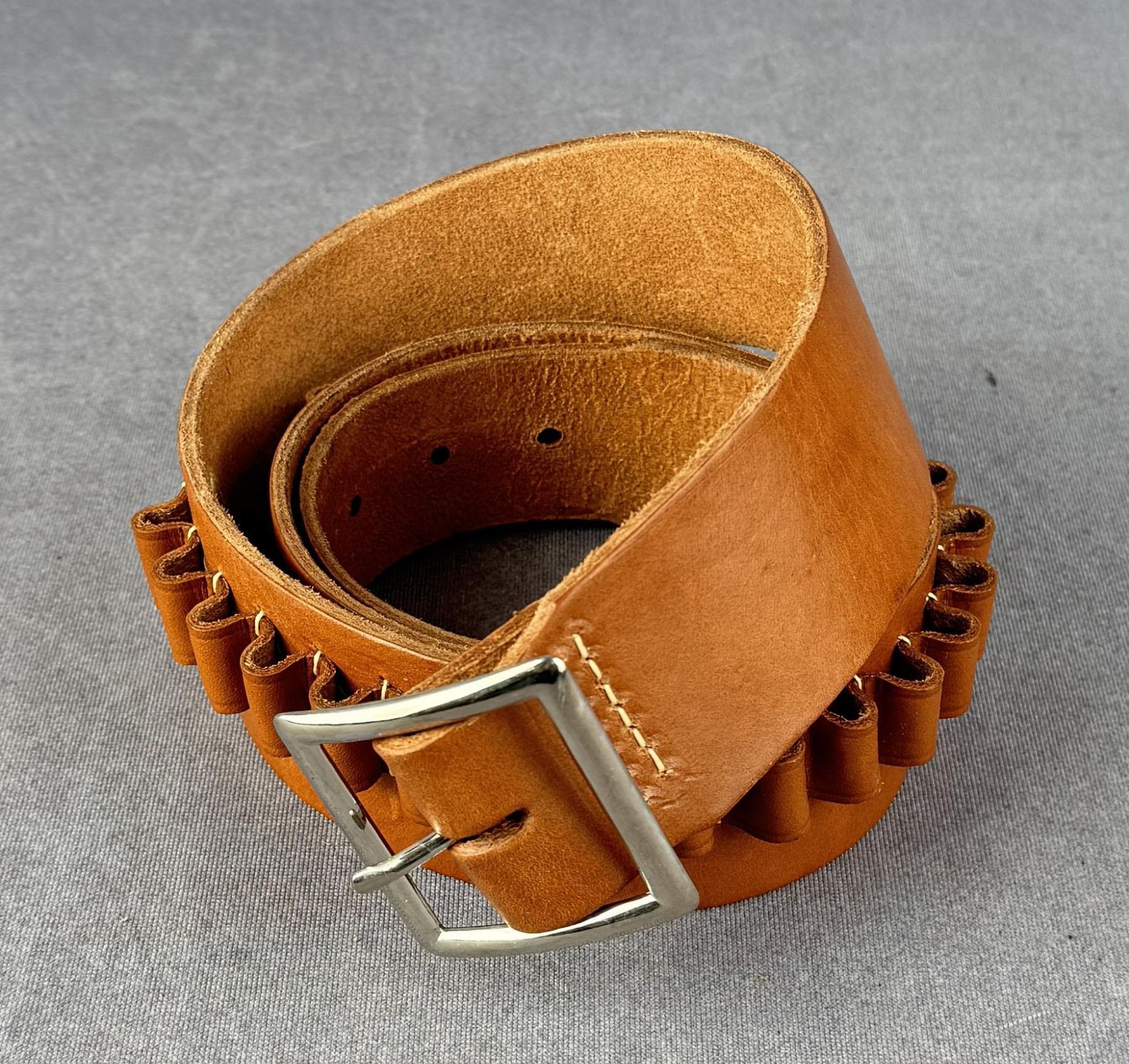 Hunter Leather Gunfighter Ammo Belt Gun Rig
