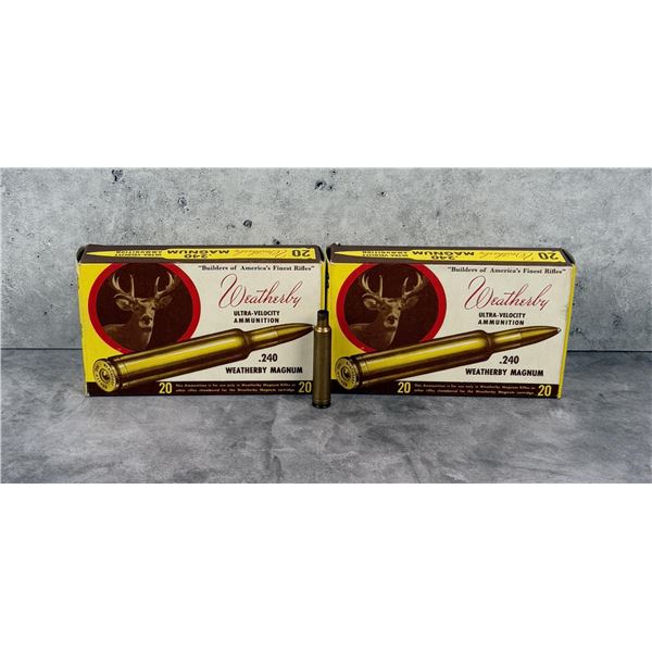 Weatherby 240 Magnum Brass