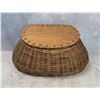 Image 1 : Wicker Fishing Creel Basket
