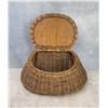 Image 3 : Wicker Fishing Creel Basket