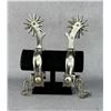 Image 2 : GJ Marked California Silver Mounted Cowboy Spurs