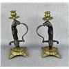 Image 2 : WWI WW1 German Lion Head Sword Hilt Candlesticks