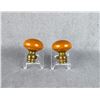 Image 2 : Antique Butterscotch Bakelite Door Knob Set