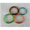 Image 2 : Art Deco Blown Glass Bangle Bracelets