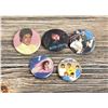 Image 1 : Collection of 1980s Band Buttons