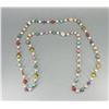 Image 2 : Art Deco Blown Glass Flapper Necklace