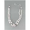 Image 2 : Art Deco Milk Glass Bead Flapper Necklace
