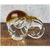 Image 2 : Murano Blown Glass Elephant Paperweight