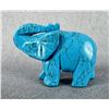 Image 1 : Blue Howlite Carved Elephant