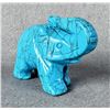 Image 2 : Blue Howlite Carved Elephant