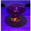Image 1 : Viking Cadmium Orange Glass Mushroom Paperweight