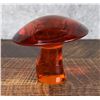 Image 4 : Viking Cadmium Orange Glass Mushroom Paperweight