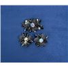 Image 1 : Aurora Borealis Rhinestone Costume Jewelry Suite
