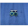 Image 1 : William E. Hayward Enamel Sterling Cufflinks