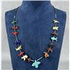 Zuni Heishi Animal Fetish Necklace