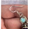 Image 3 : Sterling Silver Amethyst Opal Earrings