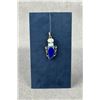 Image 1 : Lapis Larimar Moonstone Sterling Silver Pendant