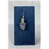 Image 2 : Lapis Larimar Moonstone Sterling Silver Pendant
