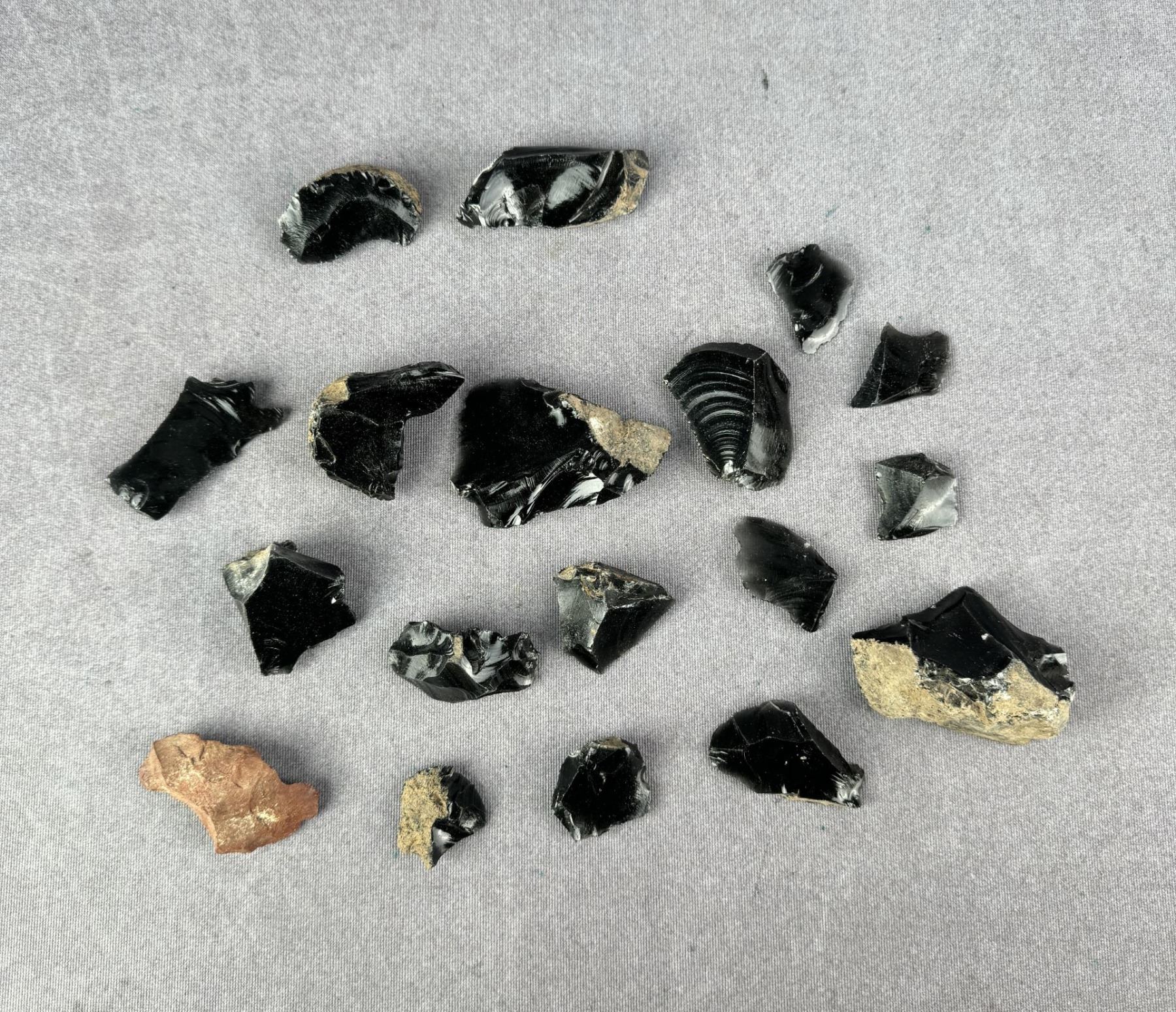 Native American Indian Obsidian Tools