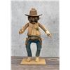 Image 1 : Folk Art Carved Wood Sheriff Figure