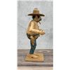 Image 3 : Folk Art Carved Wood Sheriff Figure