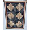 Image 1 : Log Cabin Design Baby Quilt