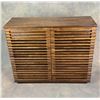 Image 1 : Zuo Modern Mahogany Slat Door Buffet
