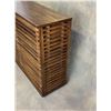 Image 2 : Zuo Modern Mahogany Slat Door Buffet