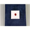 Image 1 : Faceted Crimson Topaz Gemstone