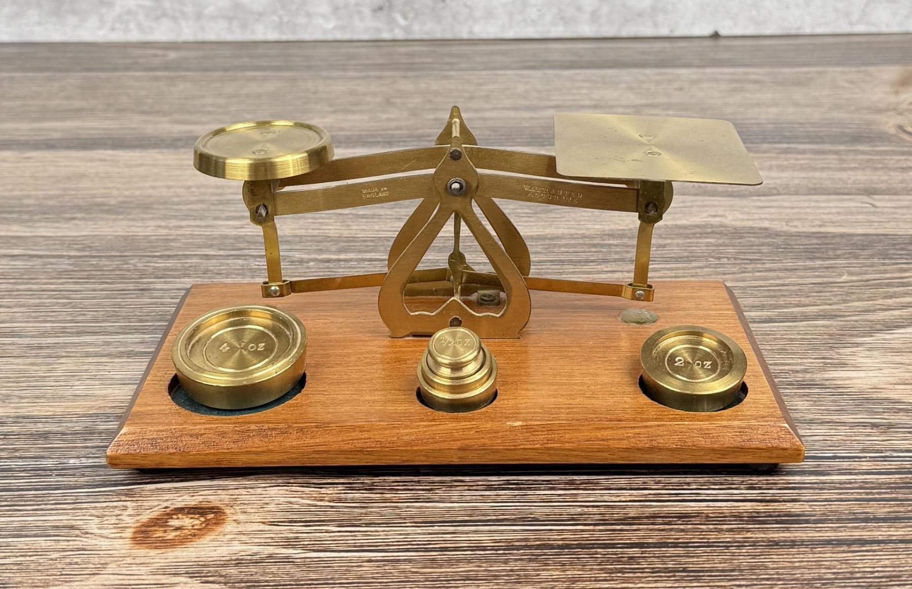 Antique Gold Assayers Scale