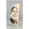 Image 1 : Alaskan Inuit Eskimo Scrimshaw Whale Tooth