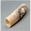 Image 3 : Alaskan Inuit Eskimo Scrimshaw Whale Tooth