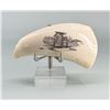 Image 1 : Alaskan Inuit Eskimo Scrimshaw Whale Tooth