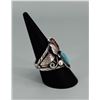 Image 2 : Navajo Sterling Silver Turquoise Ring