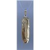 Image 1 : Roger Skeet Navajo Sterling Silver Feather Pendant