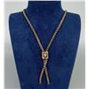 Image 1 : Victorian 14k Gold Ladies Pocket Watch Chain